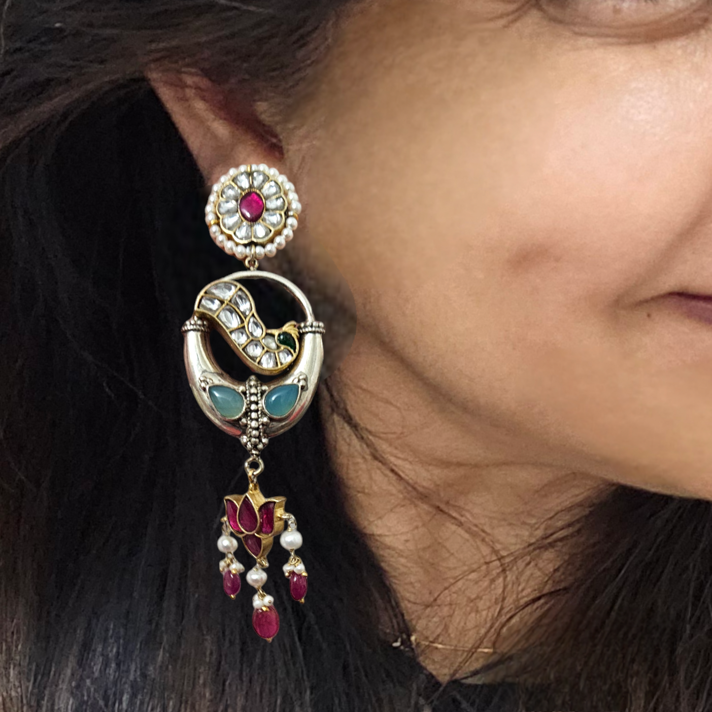 'SINDOOR' Statement Earrings