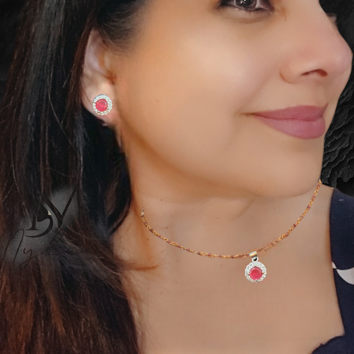 'KASHVI' Pendant Set