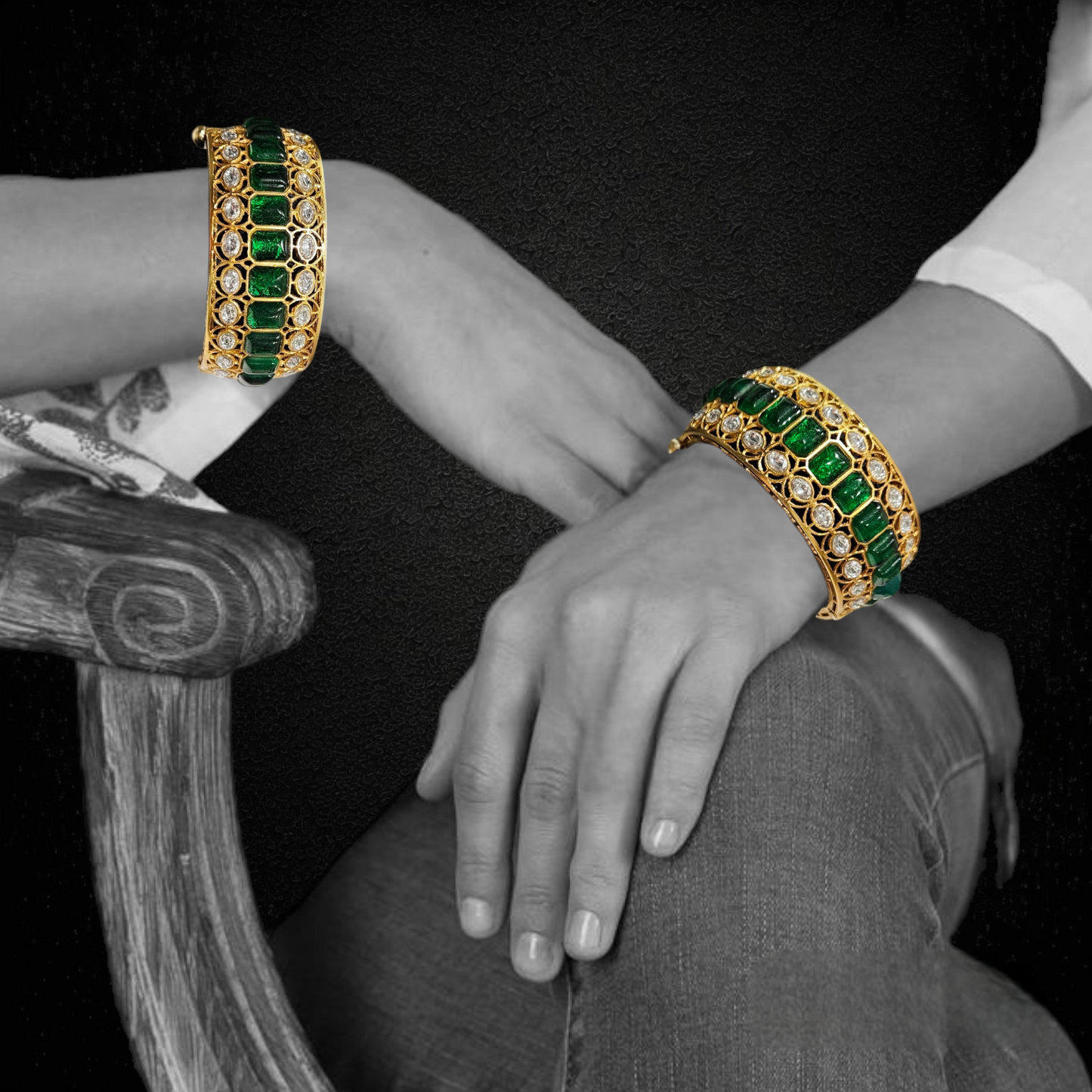 'AASHI' Statement Bangle (PAIR)