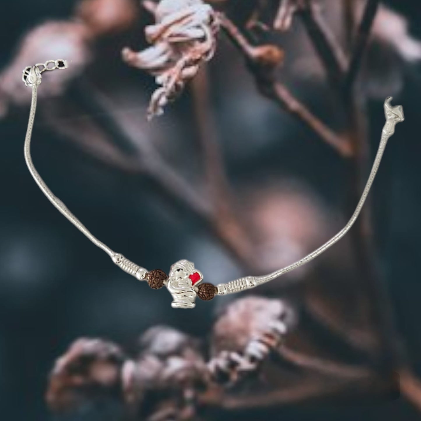 92.5 purity Lord Ganesha Silver Rakhi