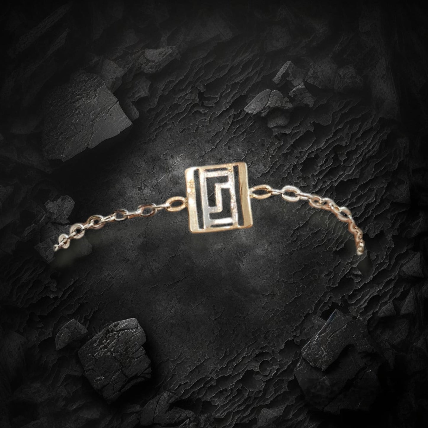 Designer dual tone 92.5 purity rakhi