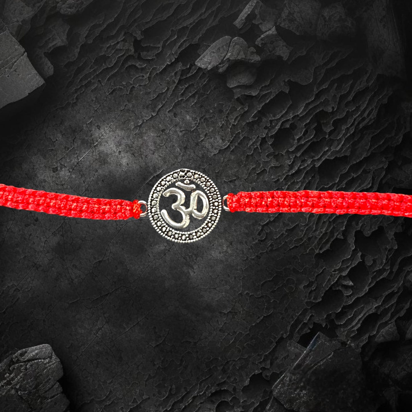 Aum Red thread Rakhi