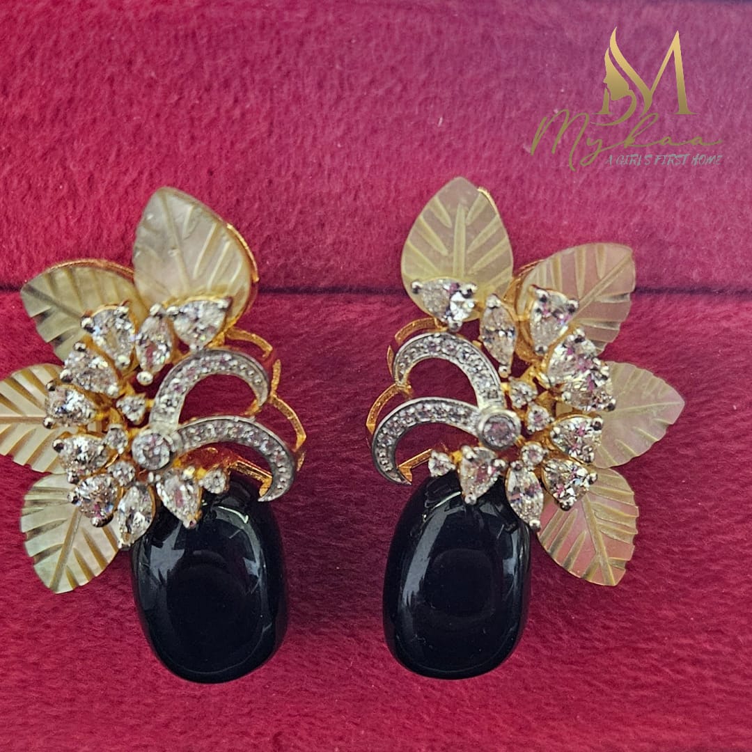 "NAAZ" Zircon Studs