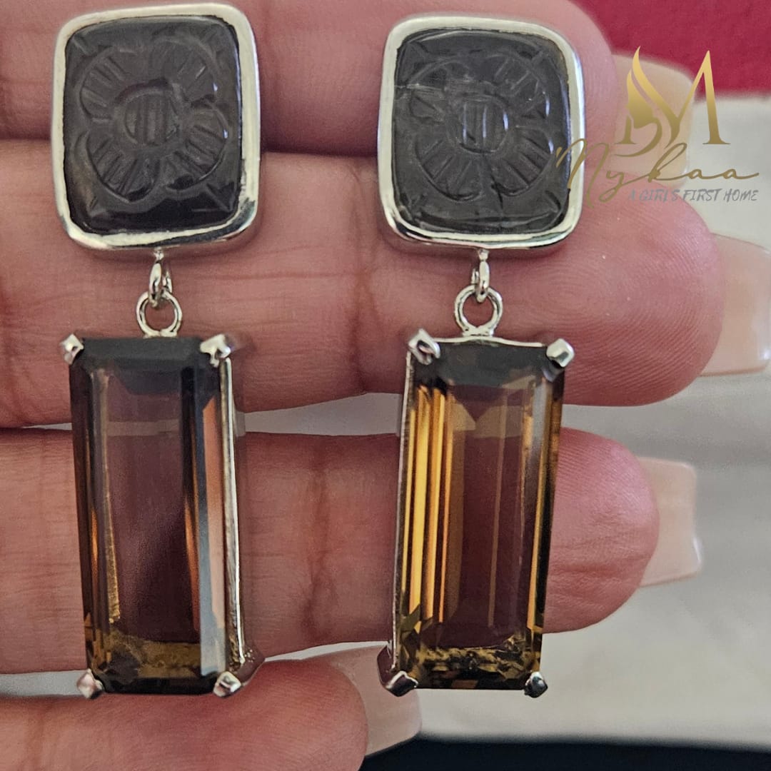 "TALIA" Tourmaline Danglers