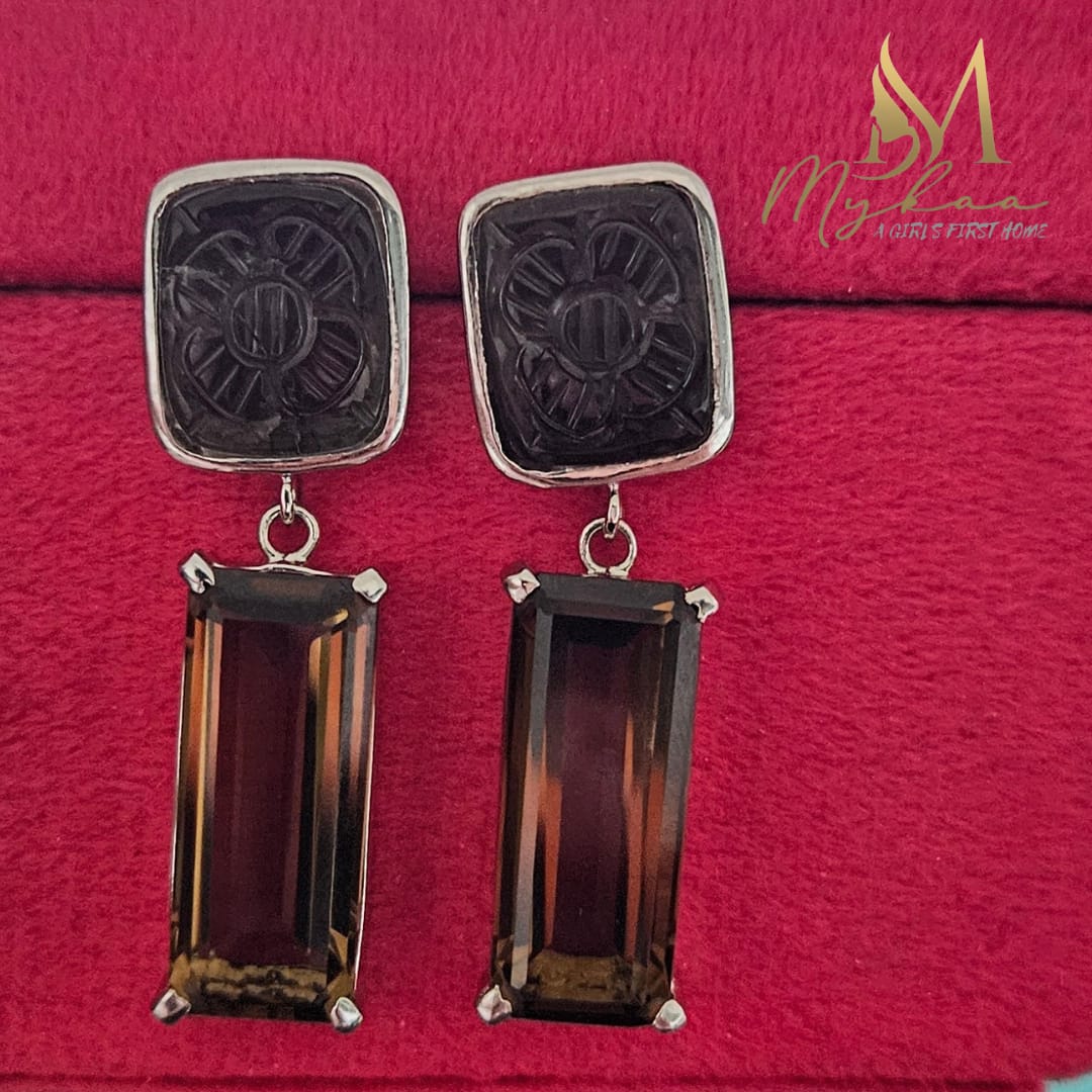 "TALIA" Tourmaline Danglers