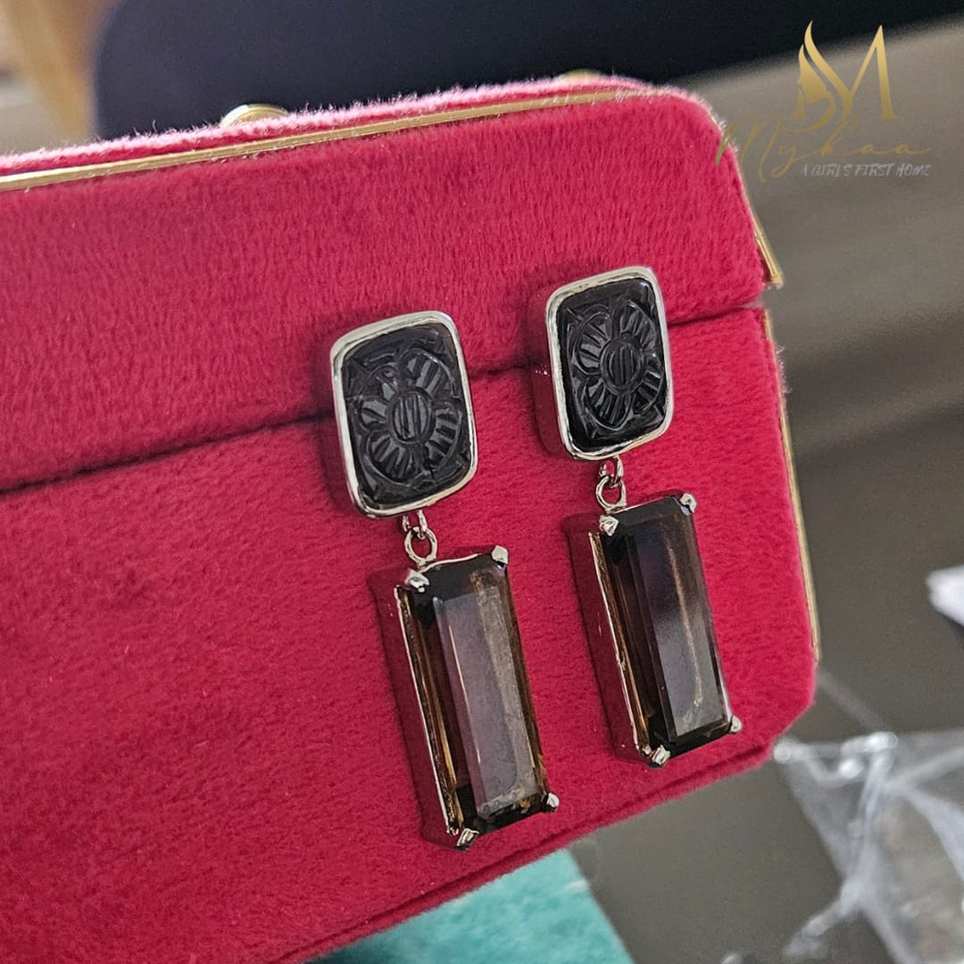 "TALIA" Tourmaline Danglers