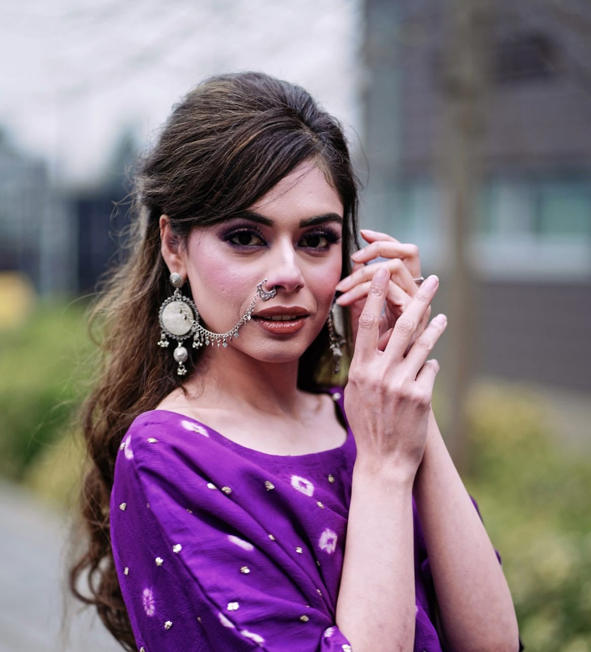 "SAFA" Floral Danglers