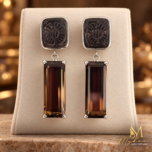 "TALIA" Tourmaline Danglers