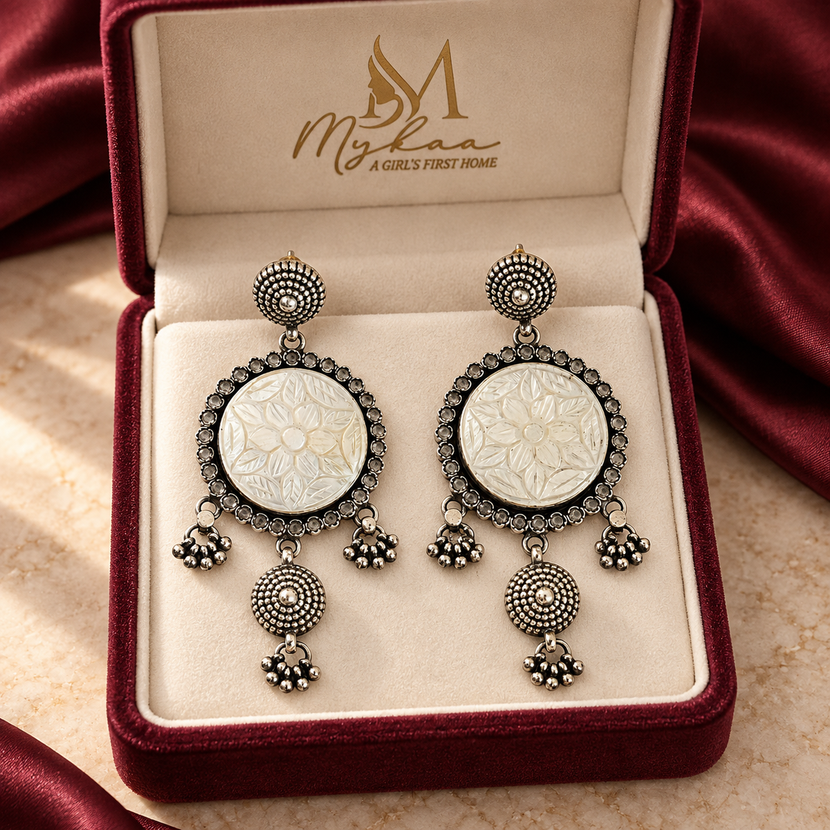 "SAFA" Floral Danglers