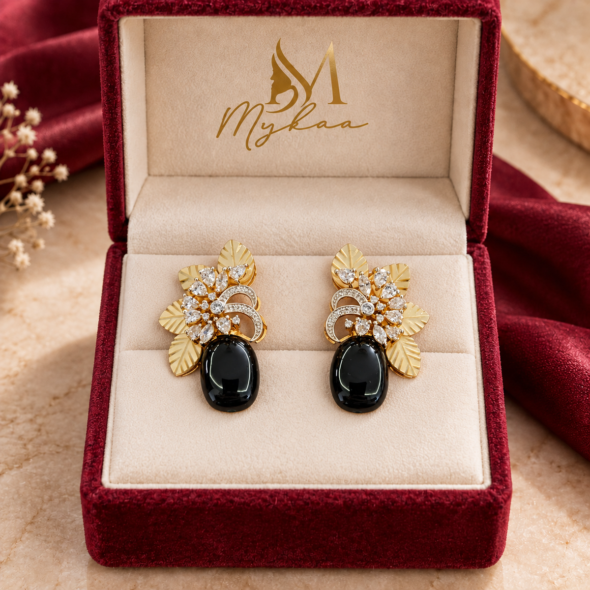 "NAAZ" Zircon Studs