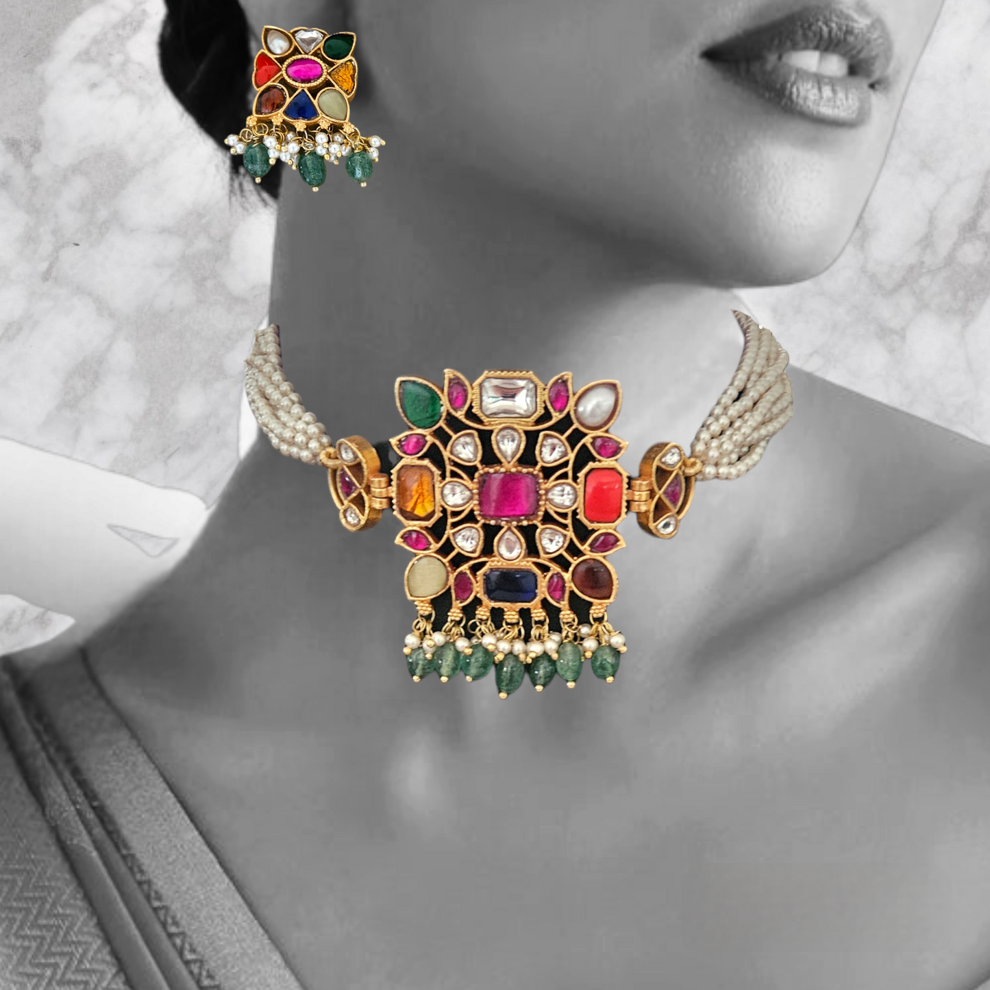 'AKEERA' Choker Set
