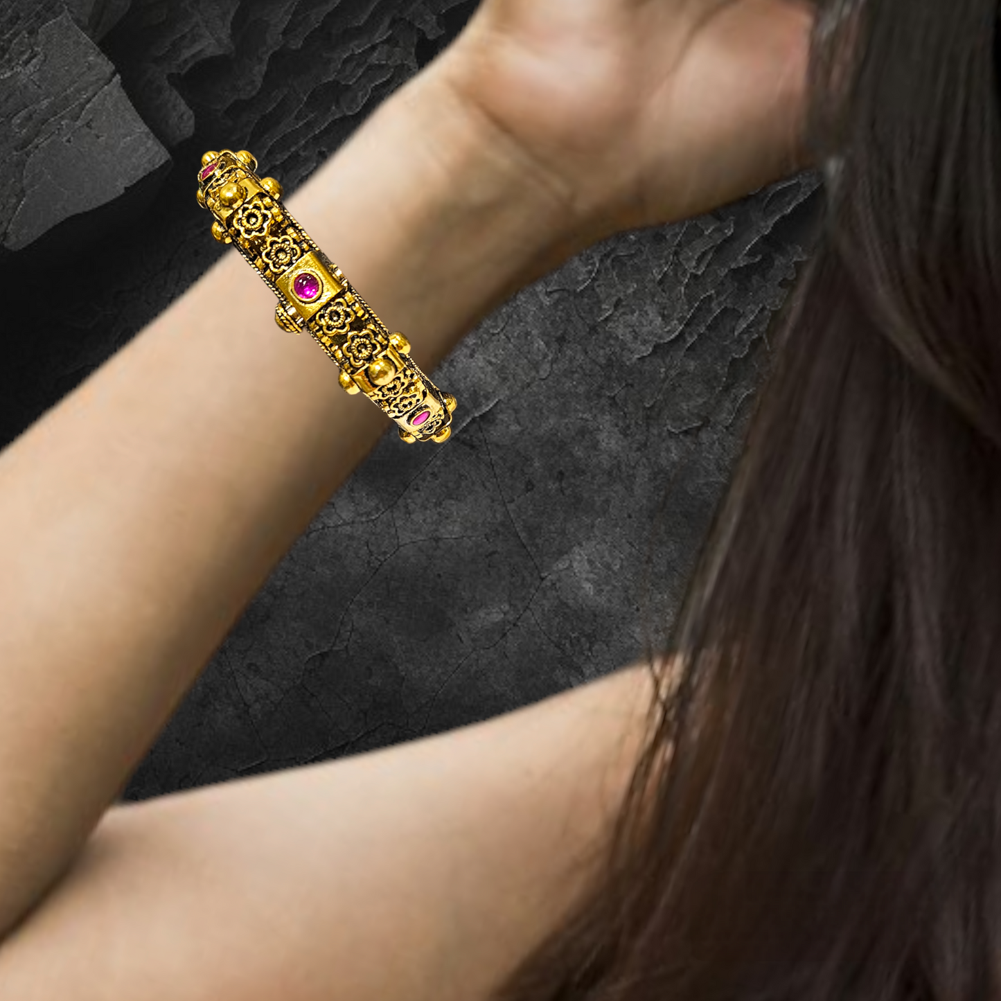 'BALA' Temple Bangle (PAIR)