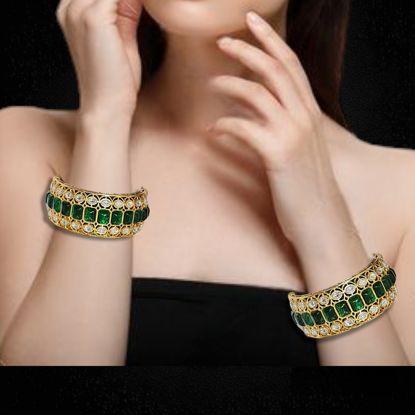 'AASHI' Statement Bangle (PAIR)