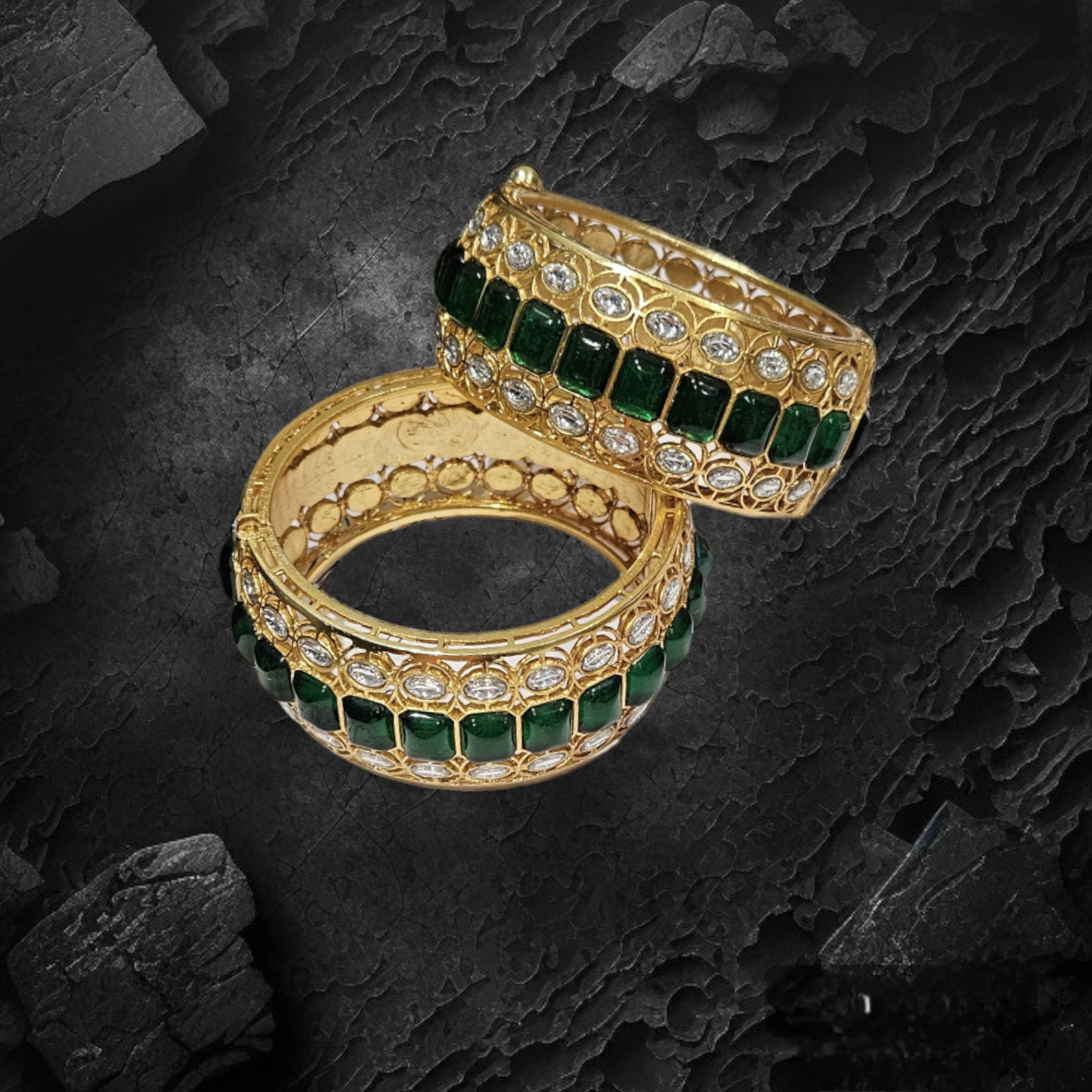'AASHI' Statement Bangle (PAIR)