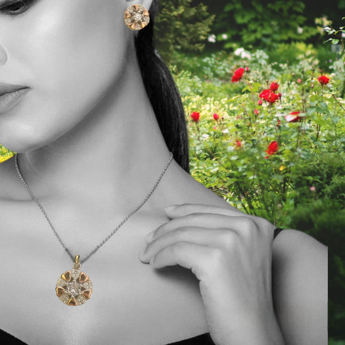 'GLORIA' Pendant Set