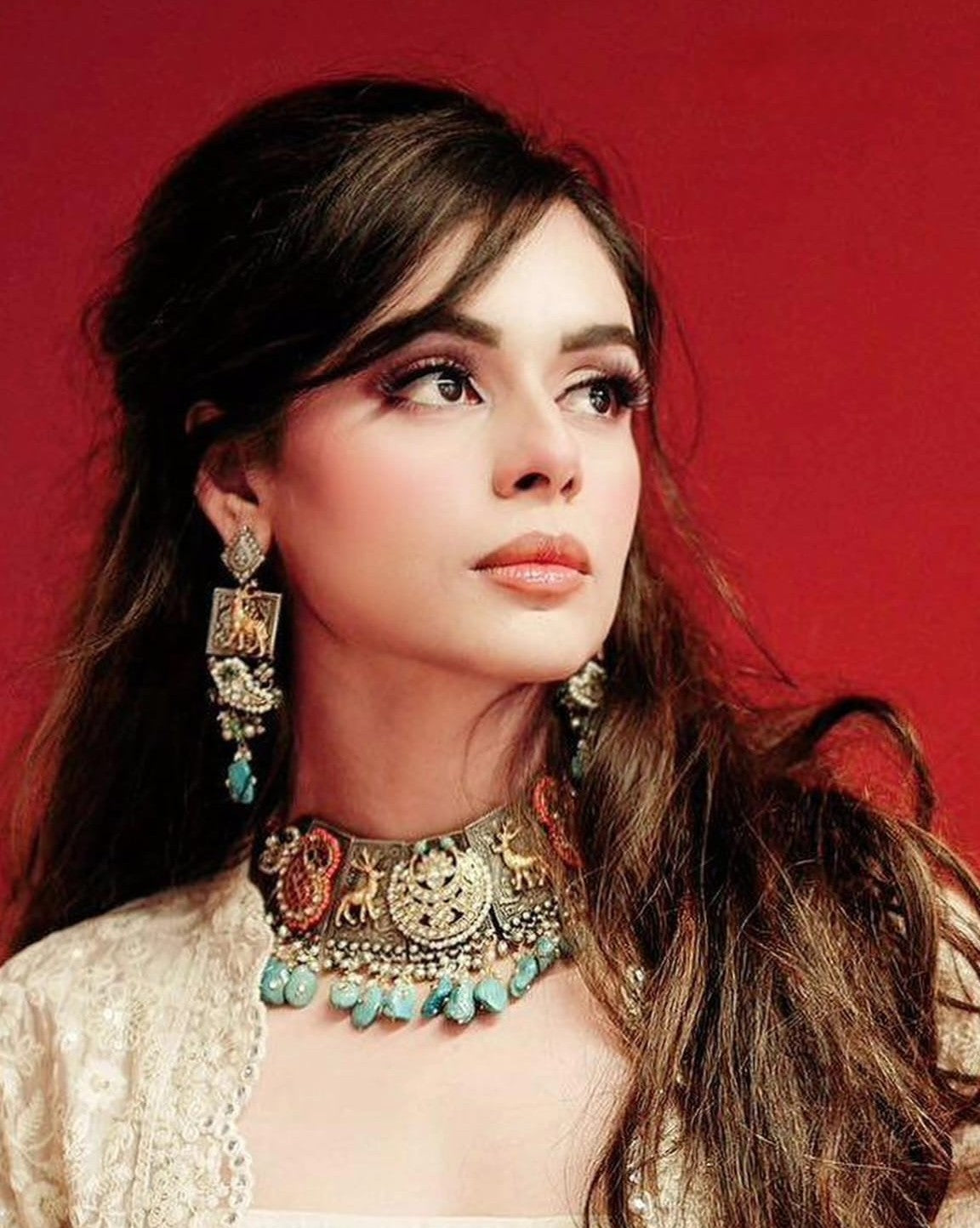 Meenakari Kundan Necklace Set