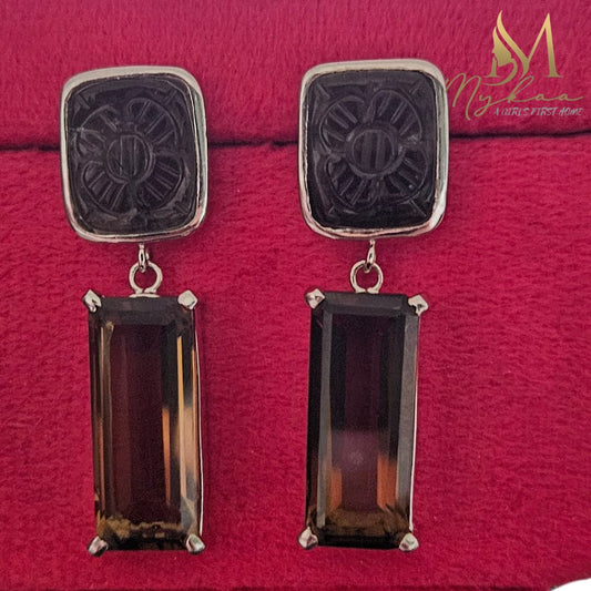 "TALIA" Tourmaline Danglers